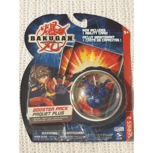 Bakugan Battle Brawlers Booster Pack Series 2 With Metal Gate Card Blue Falcon